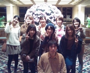 帝国ホテルにて